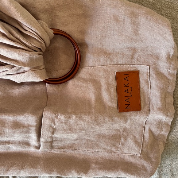 Nalakai Linen Blend Ring Sling, Warm Sand NWOT - Picture 3 of 3